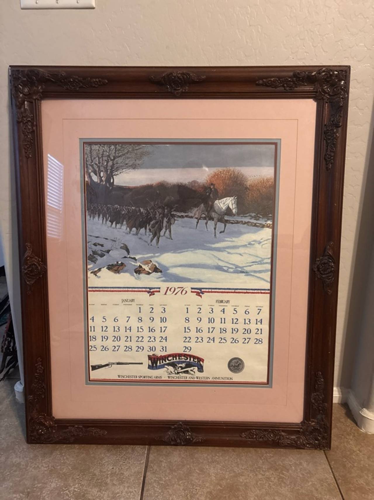 Winchester Bicentennial Calendar 1976