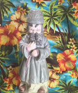 Vintage Russian Man Ceramic Decanter - Image 1
