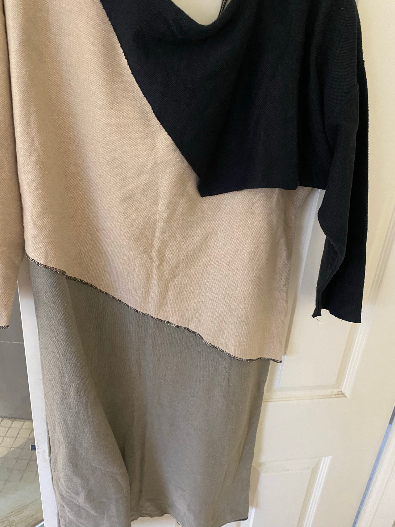 Colorblock Long Sleeve Dress