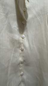 Peppermayo Short Sleeve Tie Neck Button Front Dress size 4 - Image 4