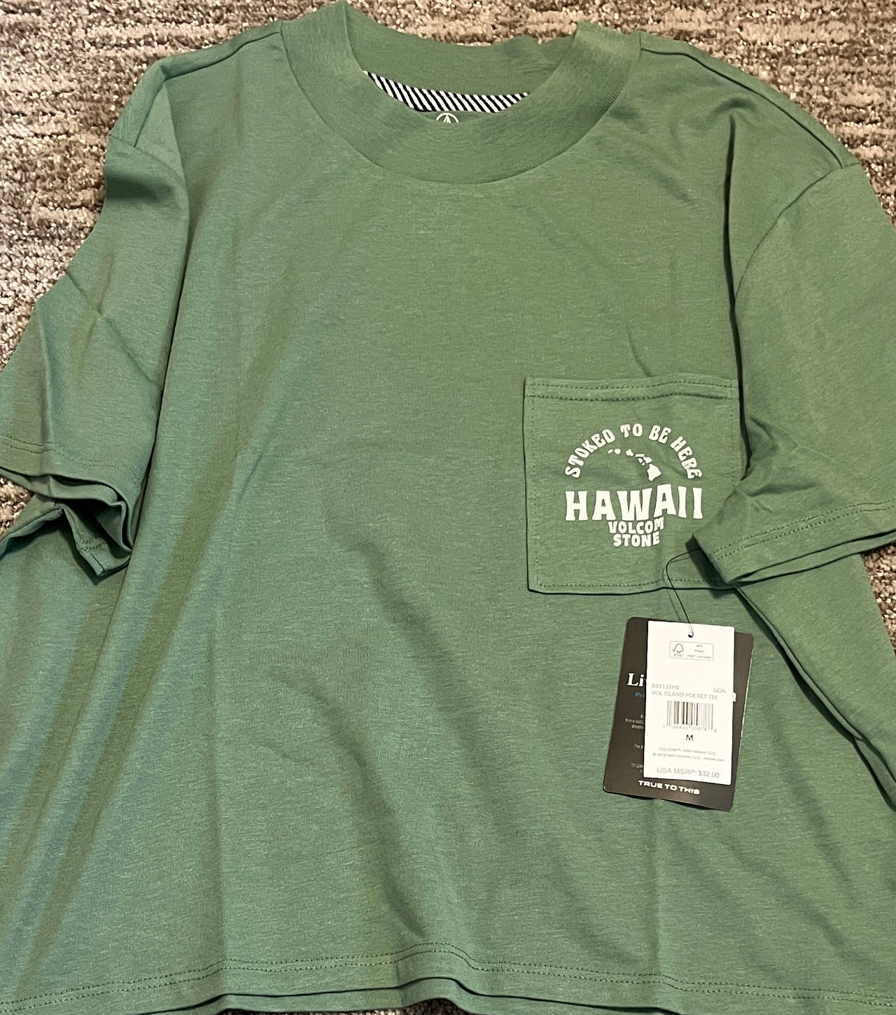 Volcom Hawaii Island Pocket Tee XS