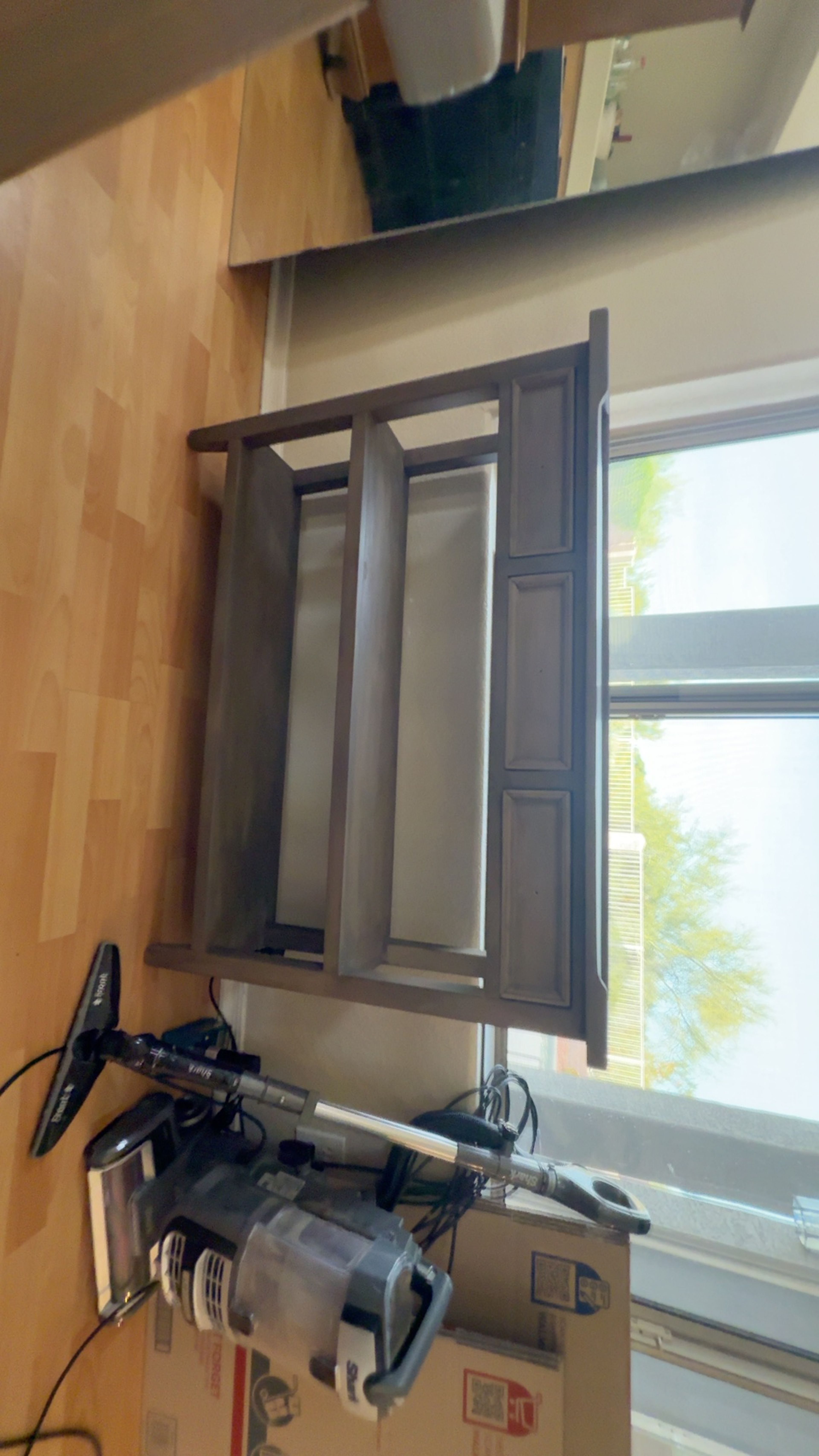 Barn Style Hall Console Table Saddle Brown