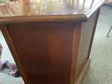 Hexagonal Wooden Side Table - Image 2
