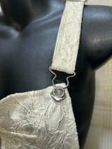 Vintage BCBG MAX AZRIA Lace Zip Front Jumpsuit Overalls - Image 5