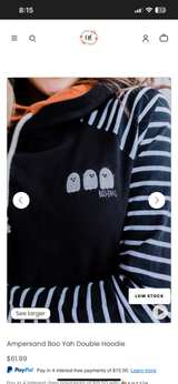 Striped Sleeve Hoodie - Image 2
