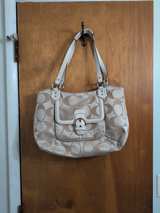 Coach Signature Soho Buckle Flap Shoulder Bag Used - Image 2