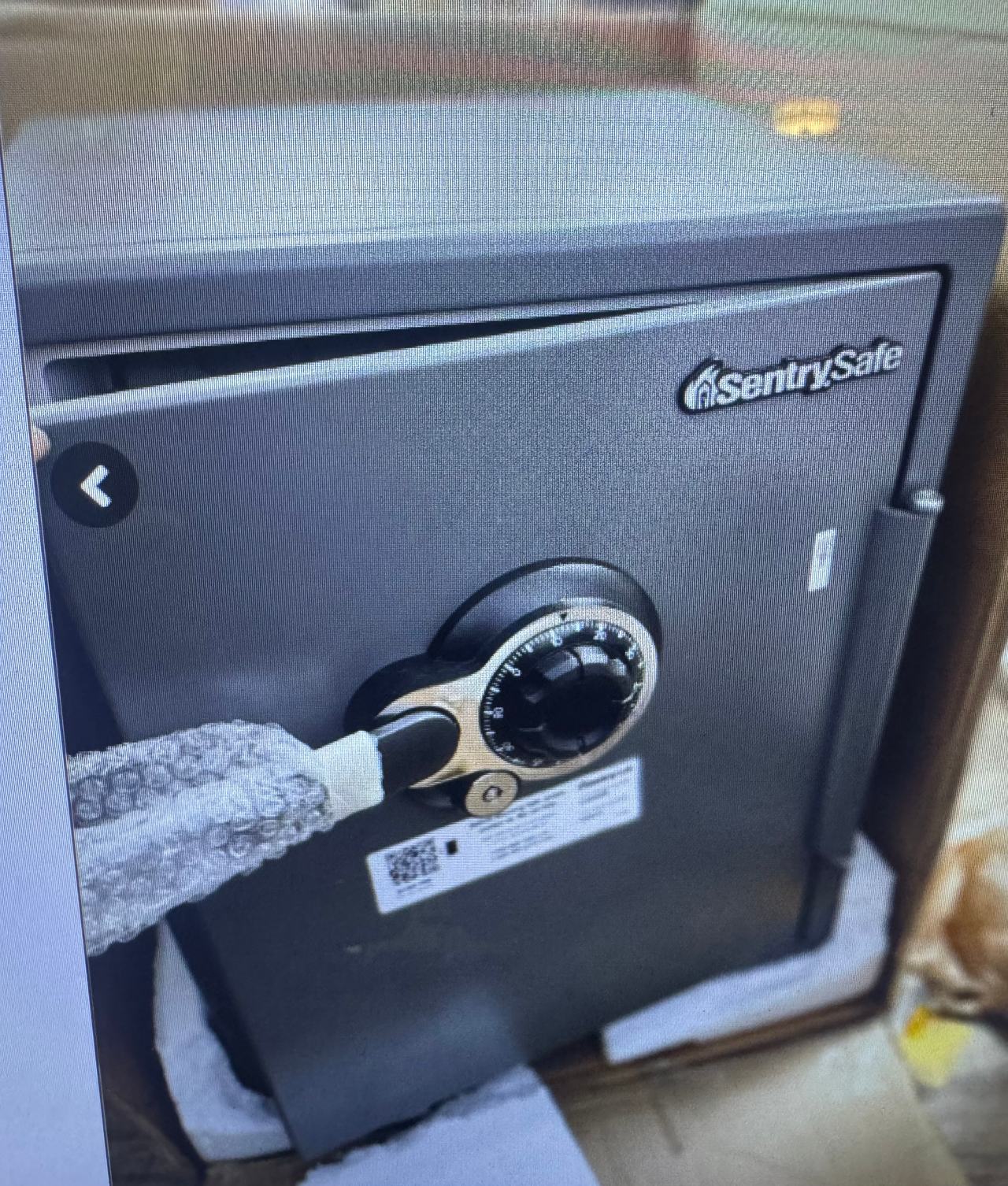 SentrySafe SFW123DSB Fireproof and Waterproof Safe with Combination Lock