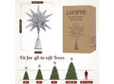 LUXSPIRE Christmas Tree Topper 3D Starburst Lighted Tree Topper Plugin No Remote - Image 2