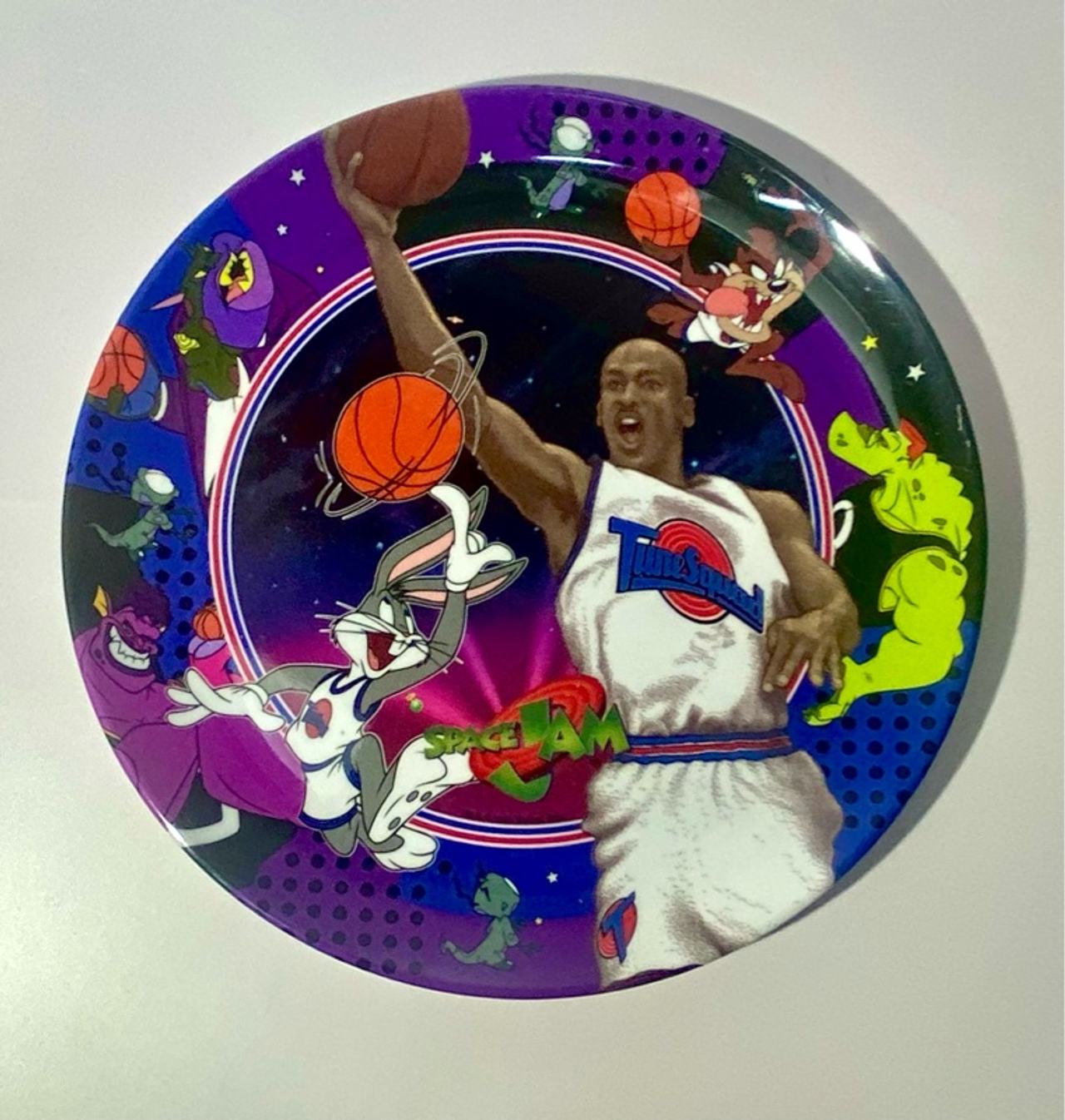 Warner Bros. Space Jam Michael Jordan Melamine Plate 1996