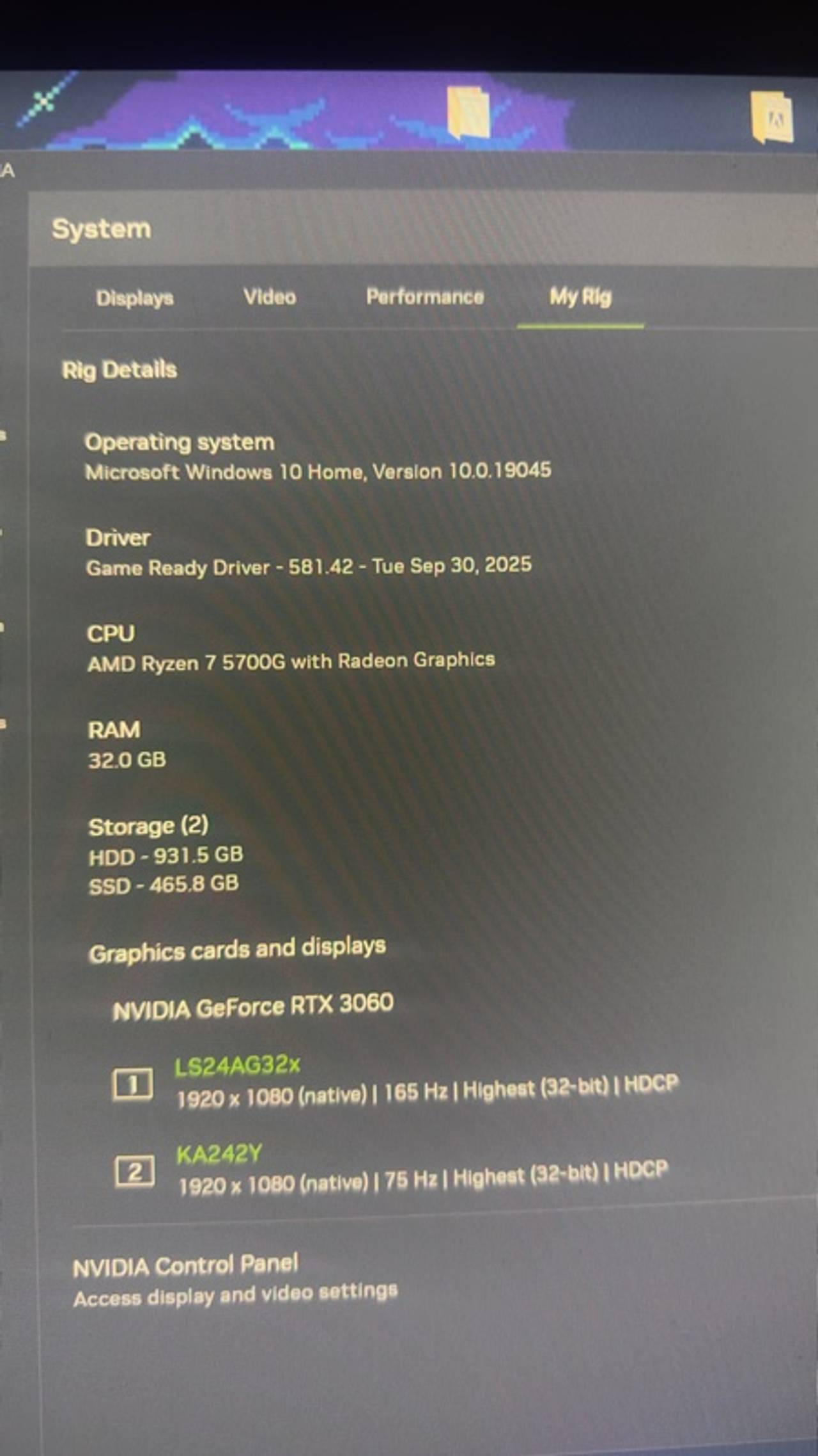 Custom Gaming PC with Ryzen 7 5700G and RTX 3060