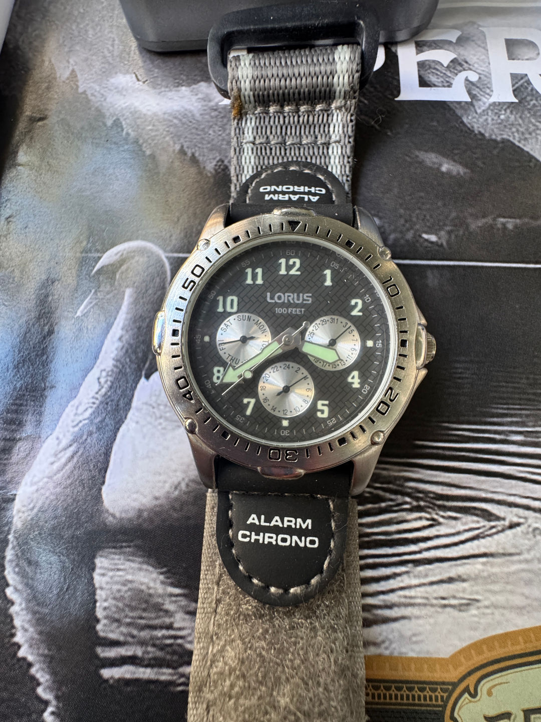 Lorus Alarm Chronograph 100ft Watch