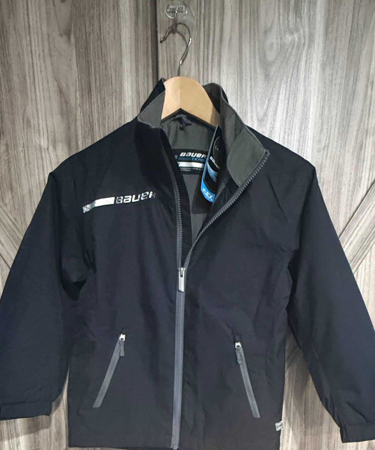 Bauer Team Lightweight Jacket Youth XXS Black NWT