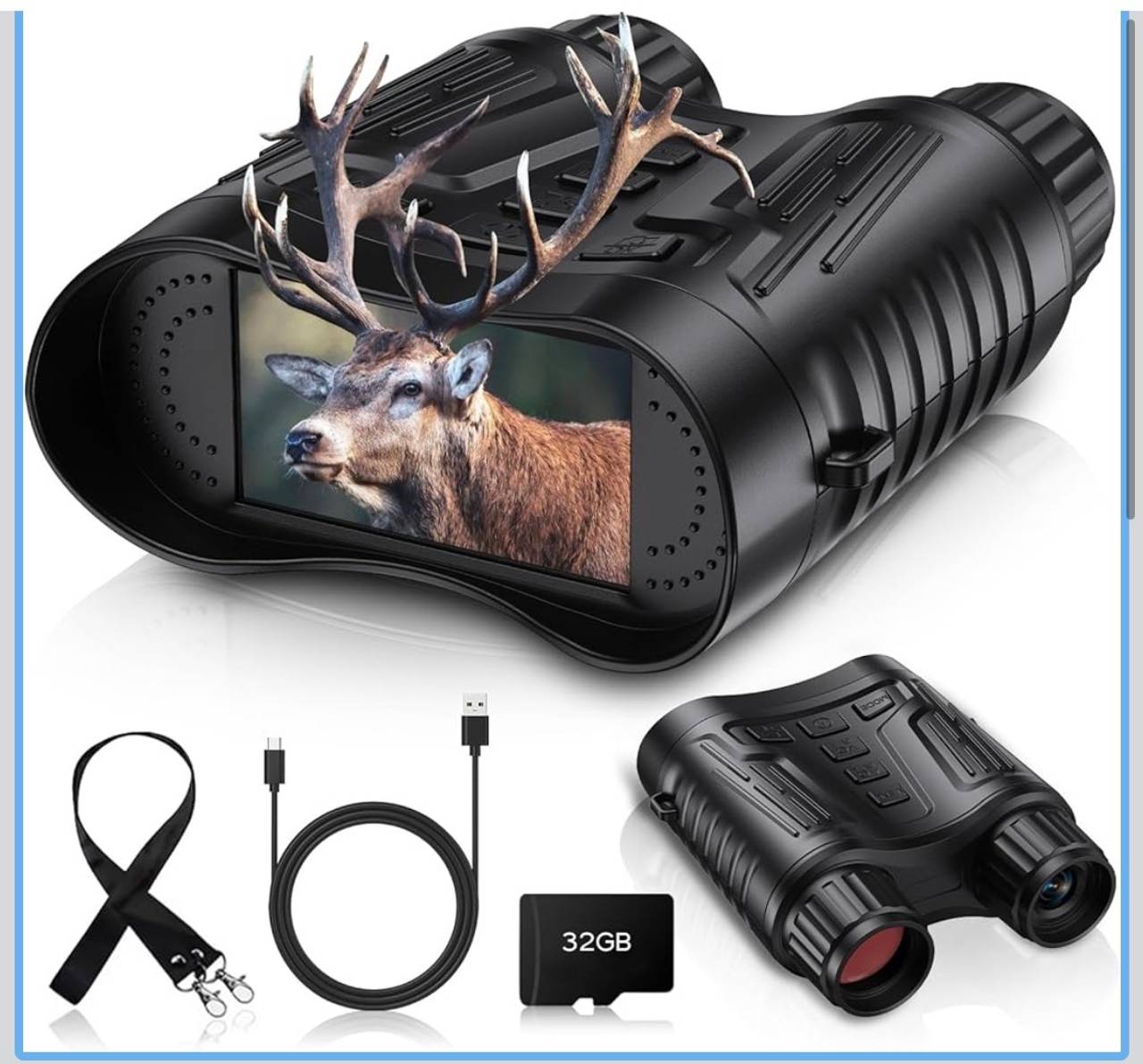 Digital Night Vision Binoculars with 2.4" Screen