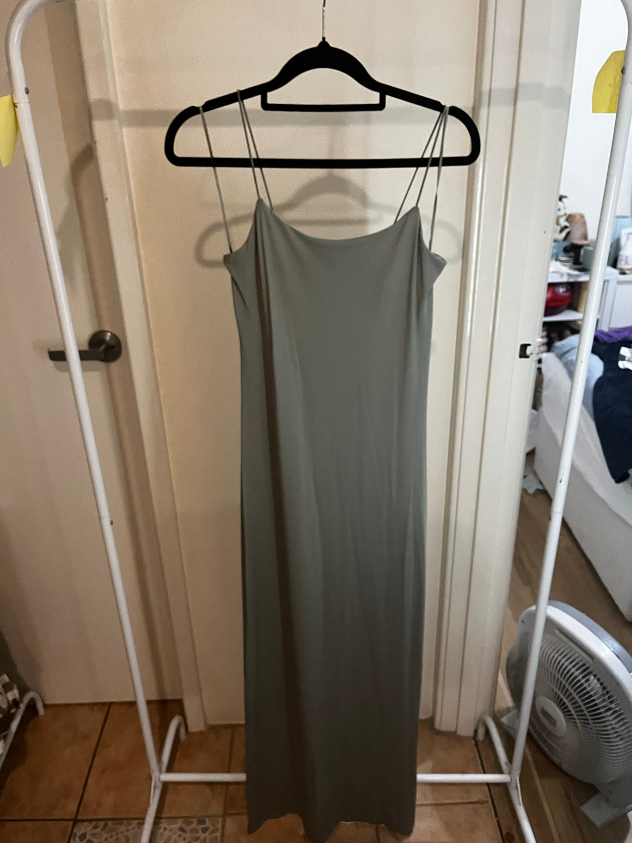 Anko Soft Lounge Long Slip Dress Sage