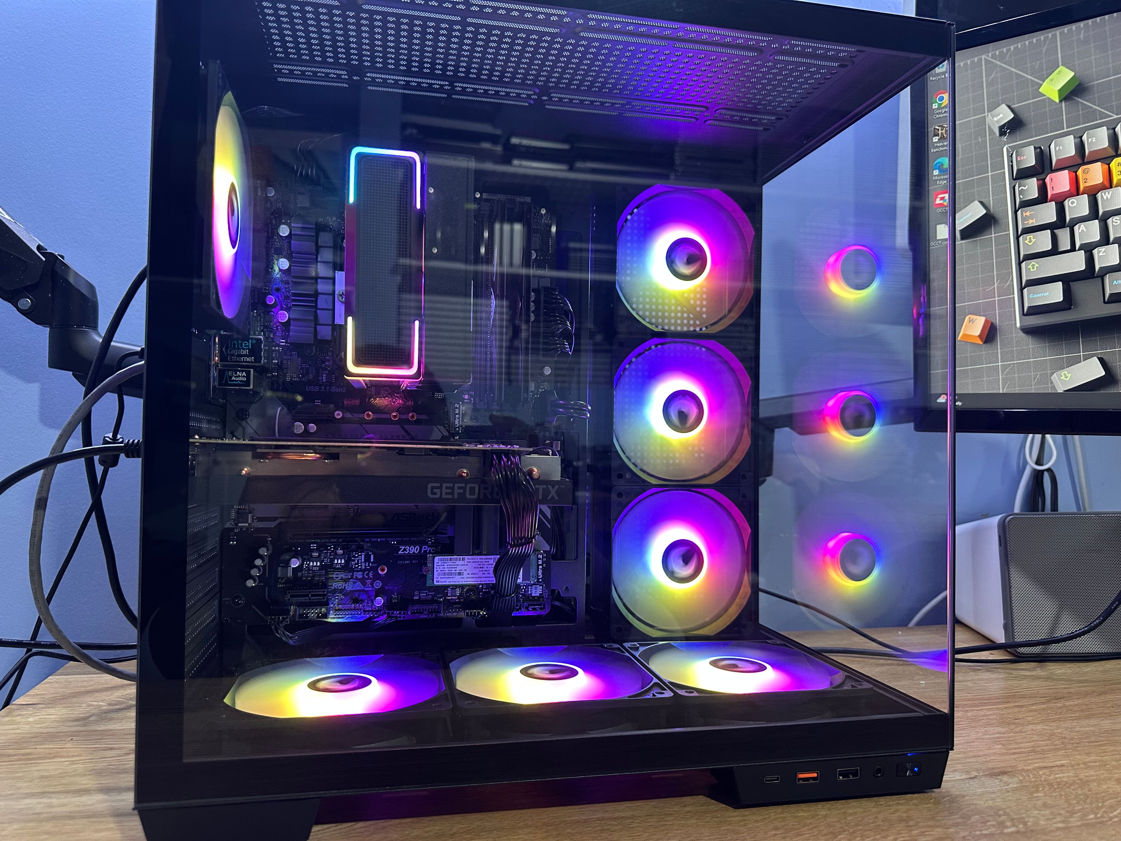 RTX 2070 Gaming PC | i7-9700K | 16GB RAM | 2.25TB Storage | Lian Li O11 Dynamic - Image 2