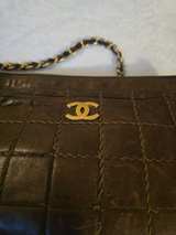 Chanel Vintage Chocolate Bar Stitch Camera Bag - Image 3