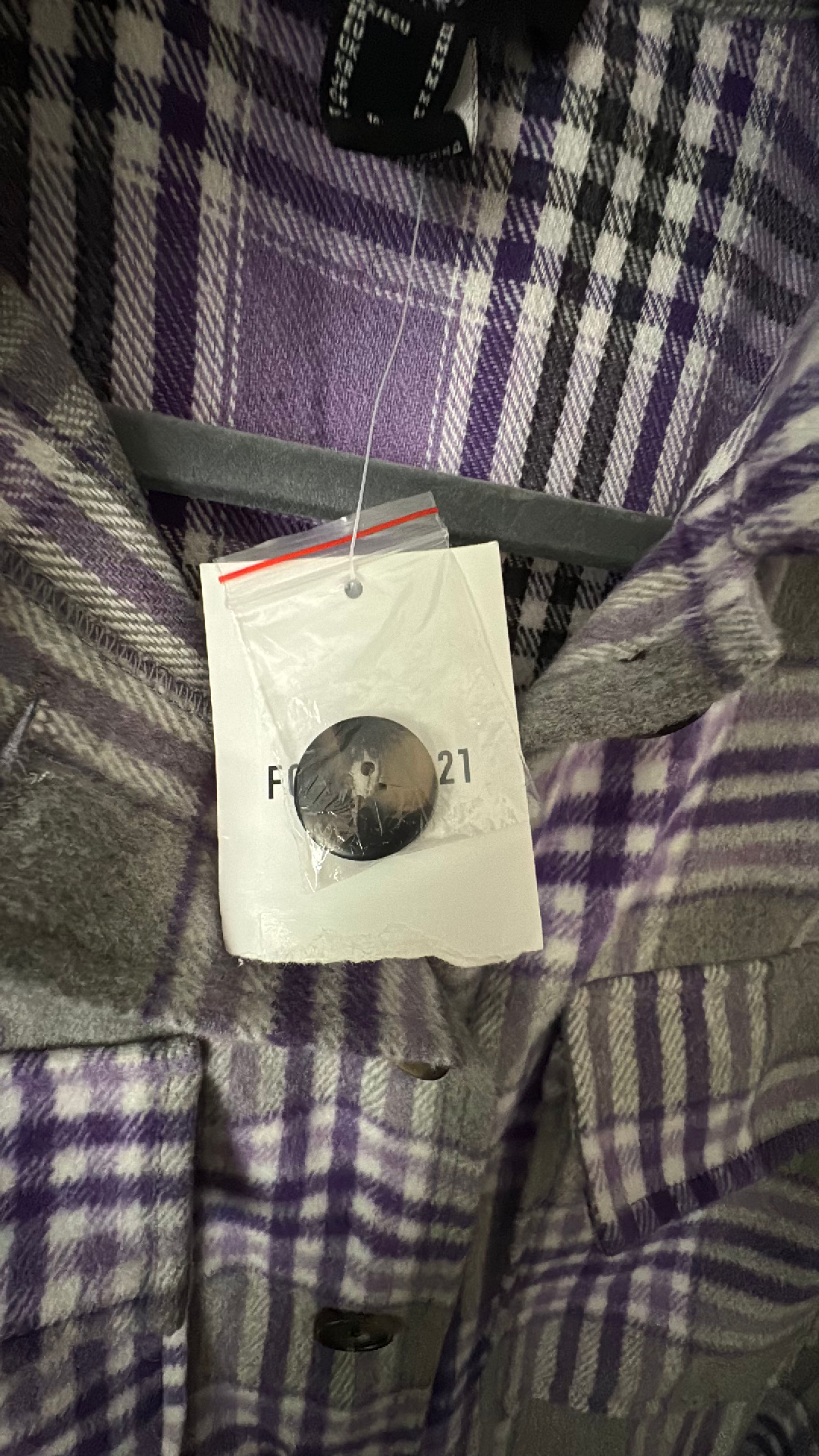 Forever21 Plaid Flannel Shacket - Image 4