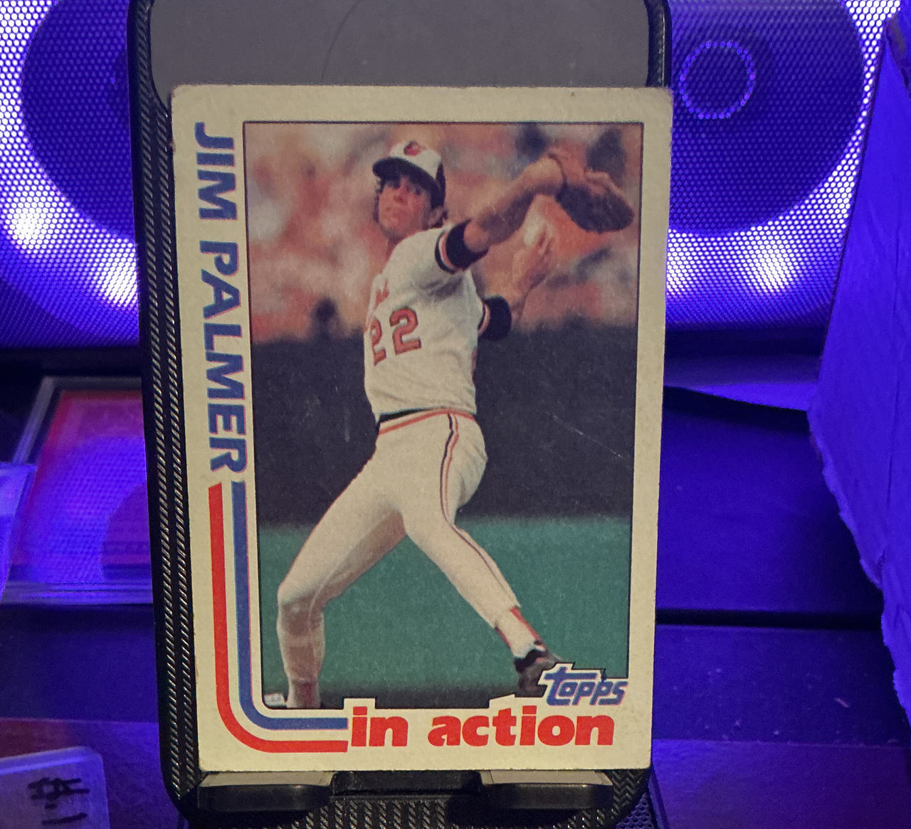 1982 Topps Jim Palmer In Action #441 Baseball Card