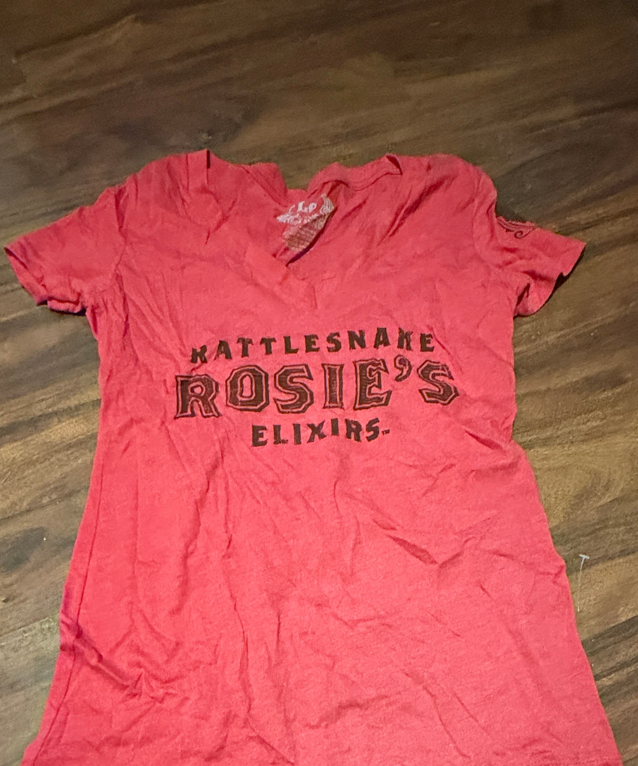 Rattlesnake Rosie's Elixirs V-Neck Graphic Tee