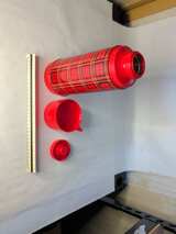 Aladdin Vintage Red Plaid Thermos - Image 5