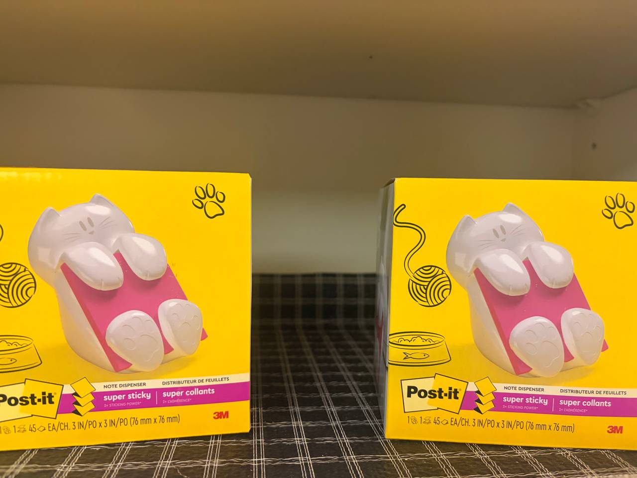 Post-it Cat Pop-up Note Dispenser (Set of 2)