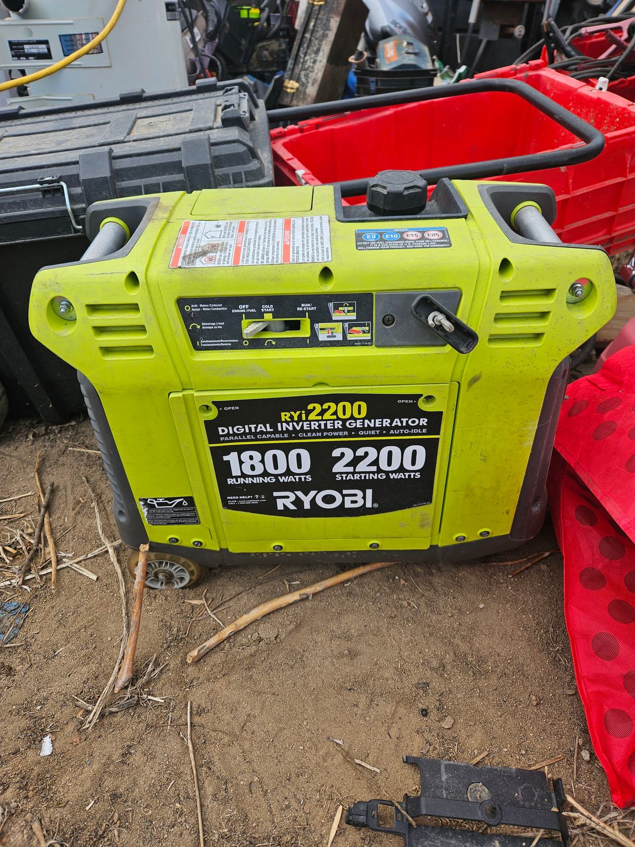 Ryobi 2200-Watt Digital Inverter Generator