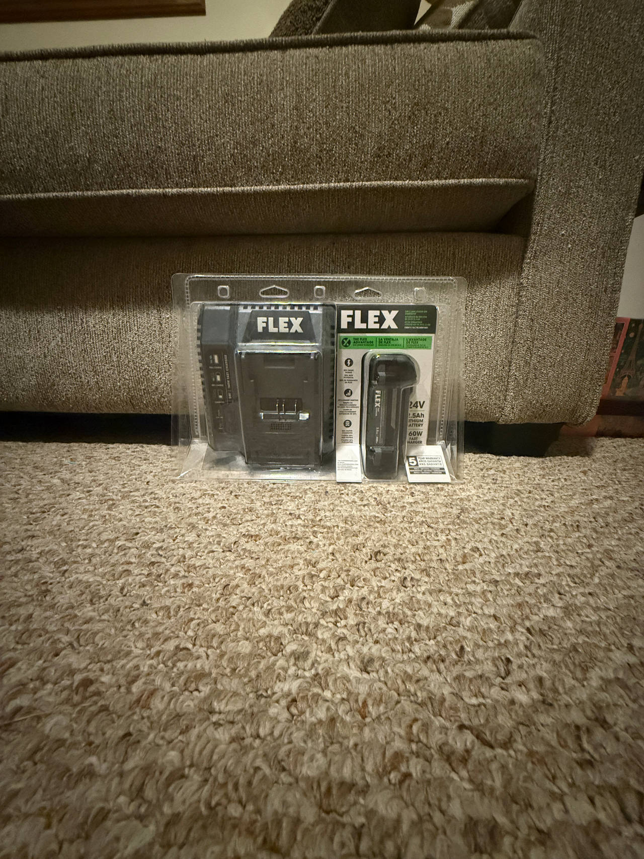 FLEX 24V Fast Charger and Battery Starter Kit