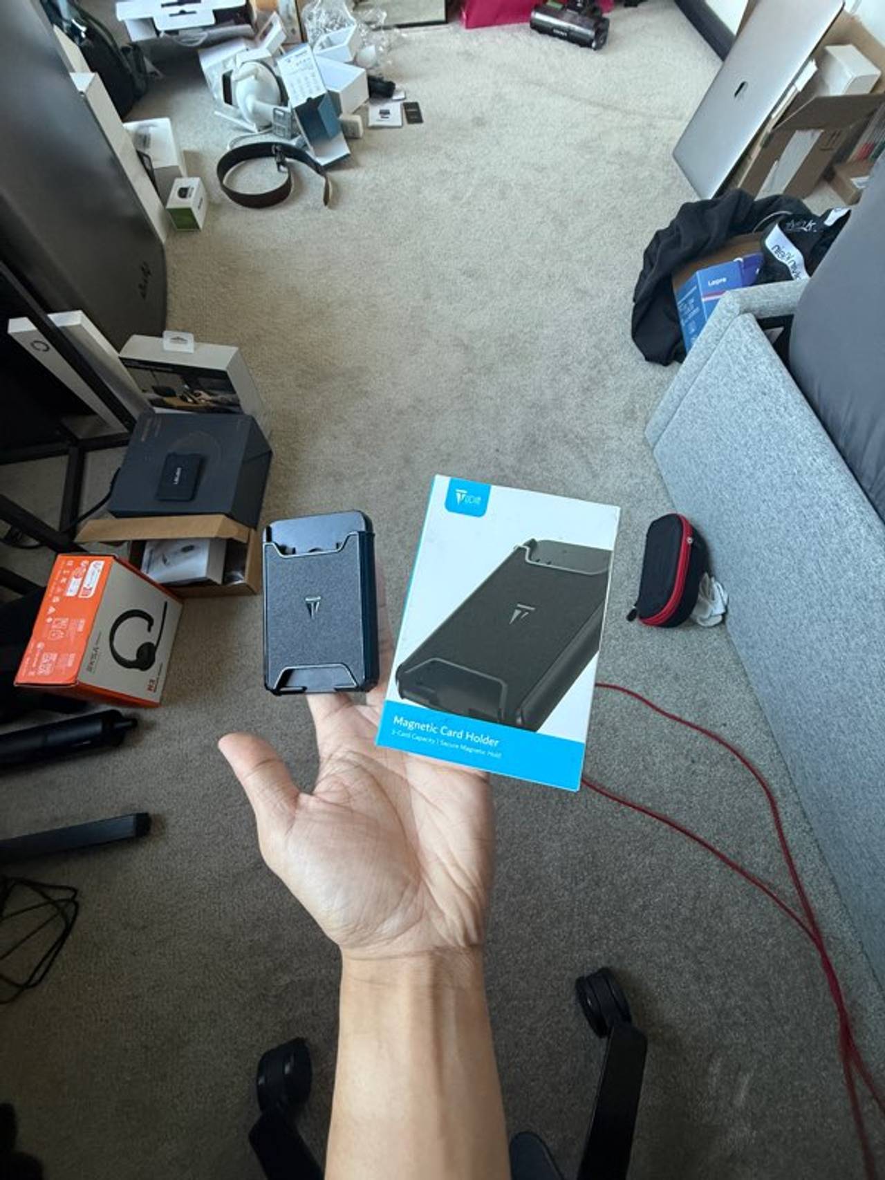 Tudia Magnetic Card Holder for phones!