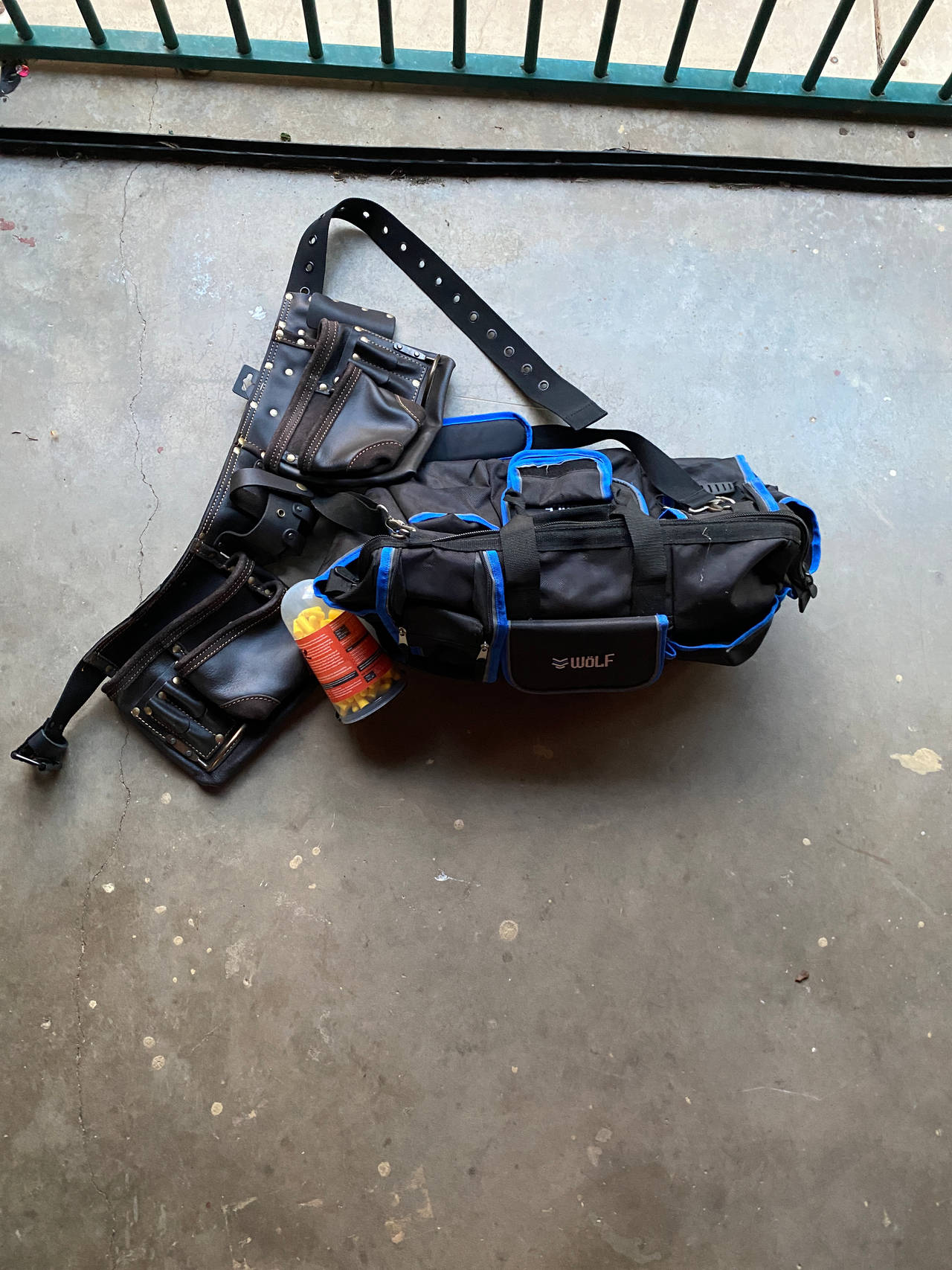 Wolf Tool Belt and Tool Bag Set