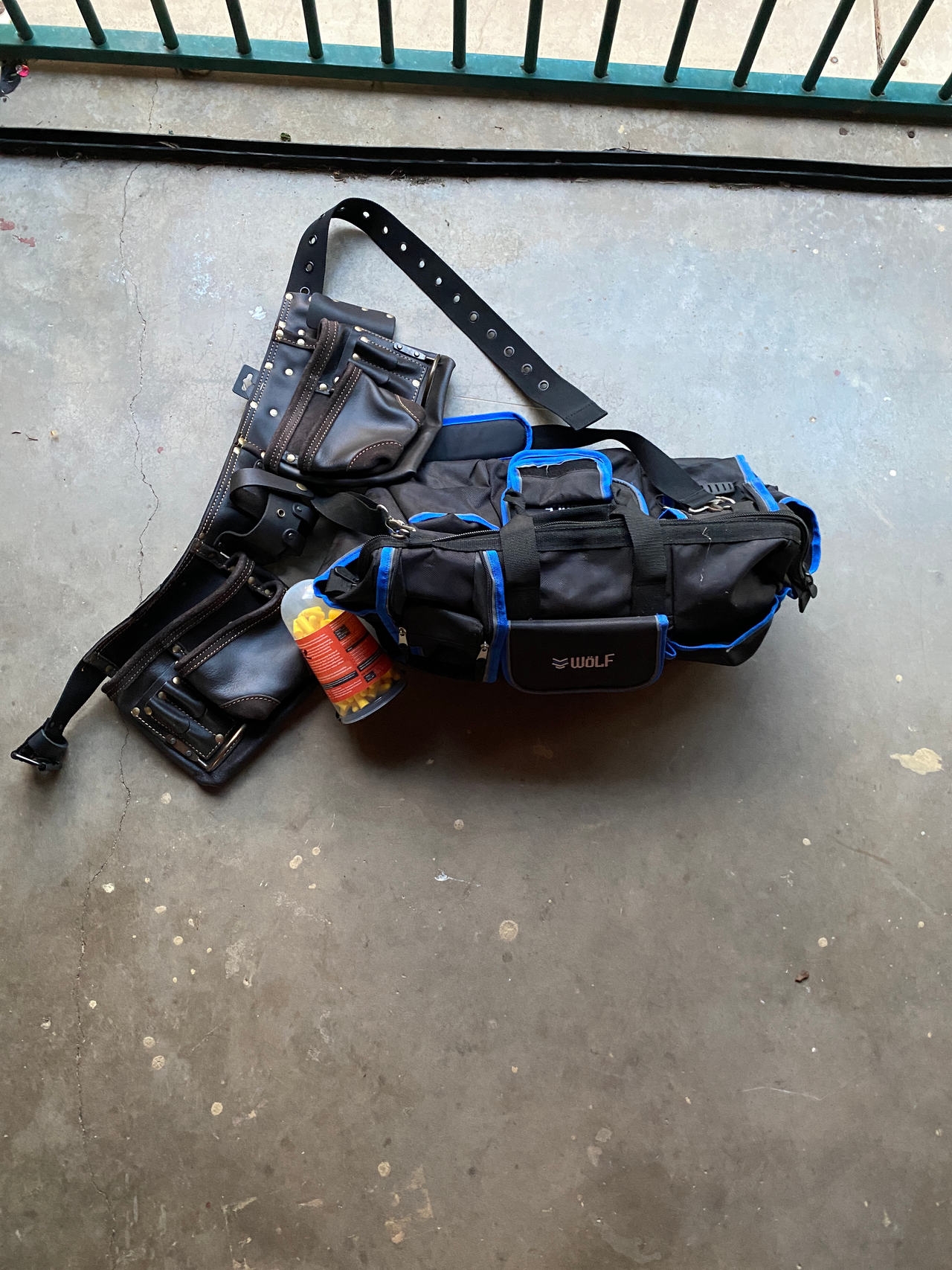 Wolf Tool Belt and Tool Bag Set