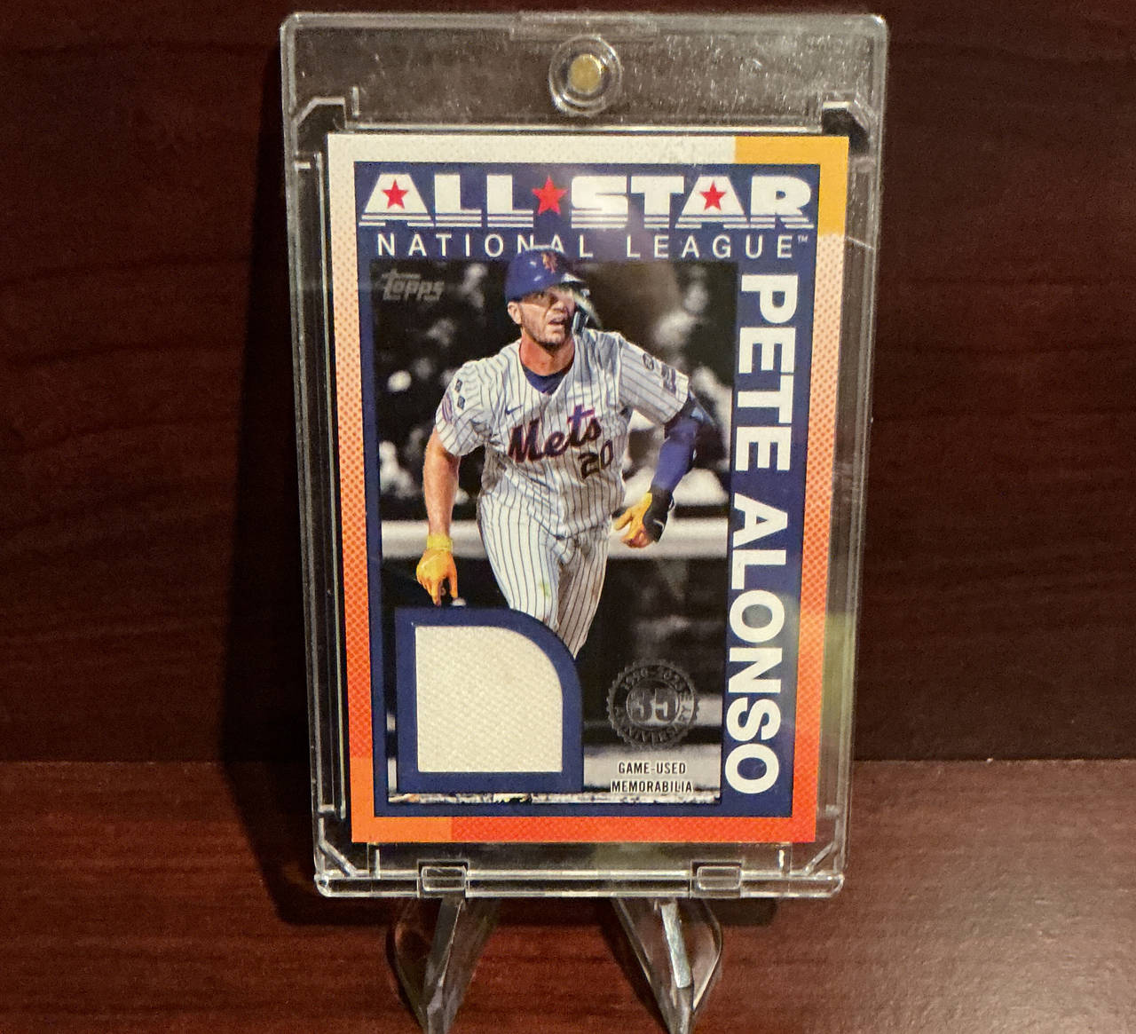 2022 Topps Pete Alonso 1987 All-Star Game Used Jersey Relic #87AS-PA