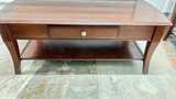 Rubin Furniture Lincoln Park Brown Wood End Table with Drawer - Image 6