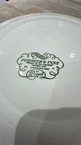 Vintage Royal China Currier & Ives - 12” Round Chop Plate Platter “Getting Ice” - Image 3