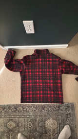 The North Face Gordon Lyons Red Plaid Fleece Pullover - Image 3