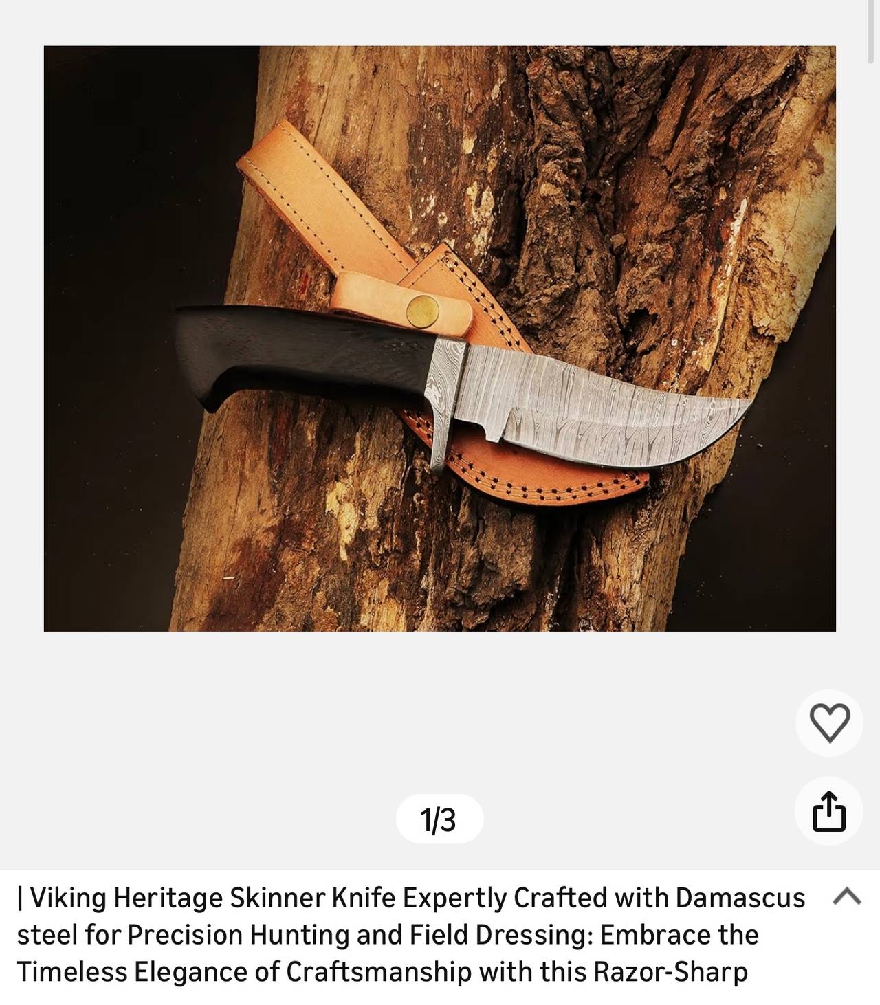 Gladius - Viking Heritage Skinner Knife