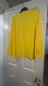 Women's Yellow UV Protection Long Sleeve V-Neck Shirt - Image 4