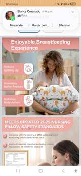 Plus Size Baby Nursing Pillow Set for Breastfeeding - Image 3