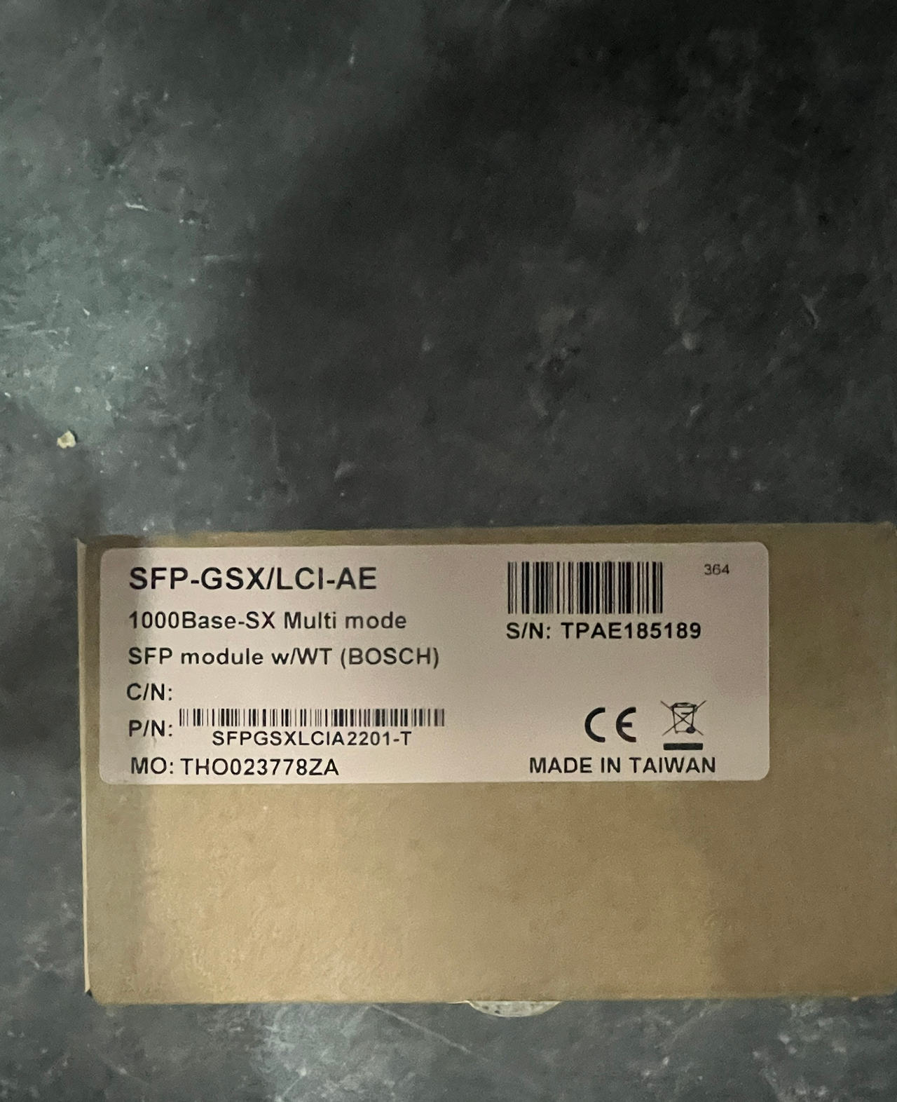 Bosch SFP-GSX/LCI-AE 1000Base-SX Multi-mode SFP Module