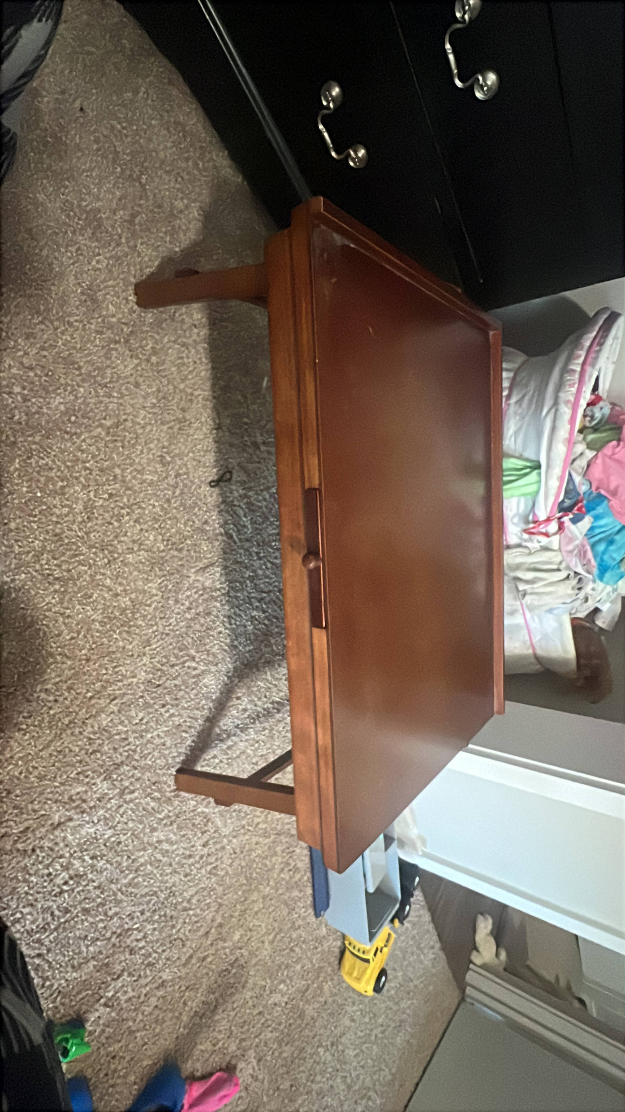 Wooden puzzle table 