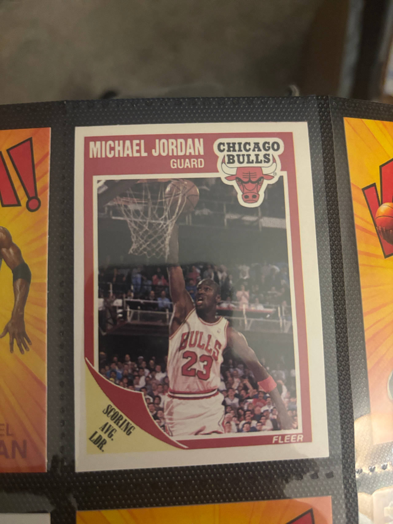 1986-87 Fleer Michael Jordan #57 Rookie Card