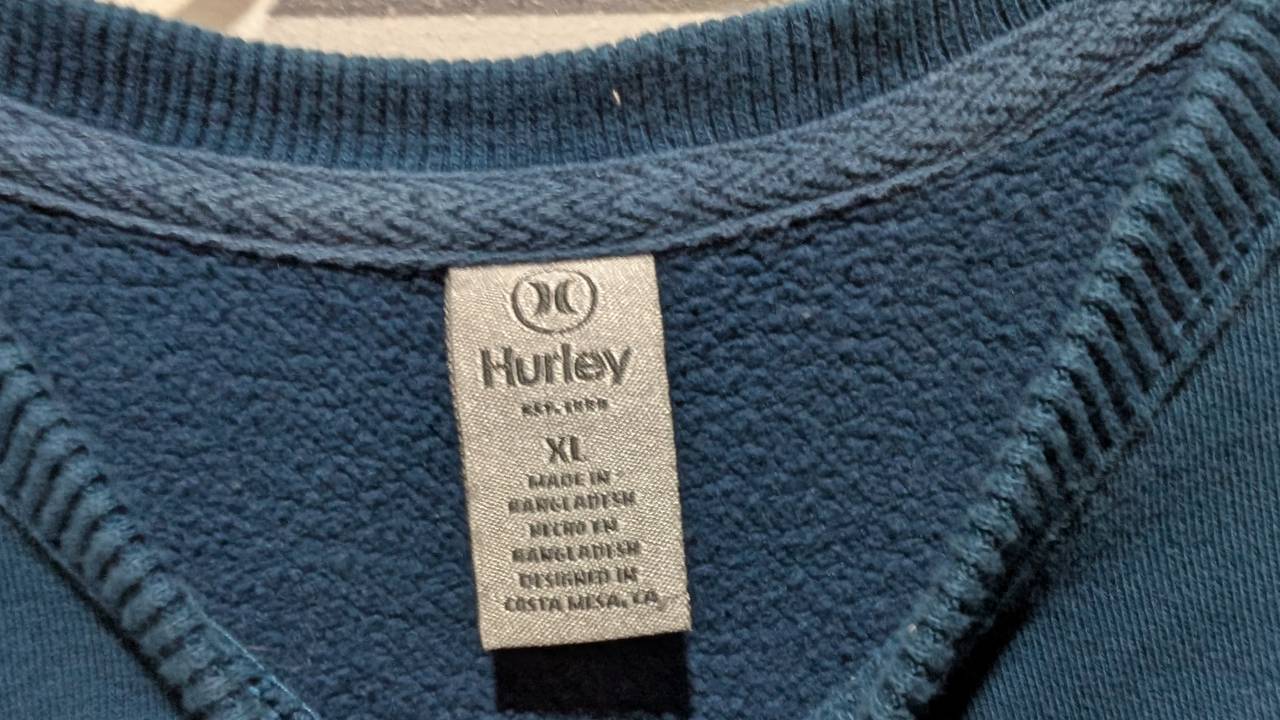 Hurley Men's One and Only Crew Sweatshirt