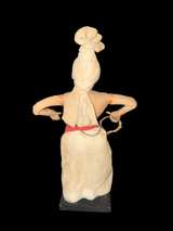 Vintage Handcrafted Indian Folk Art Cloth Dolls - Musician & Dancer Pair - Image 7