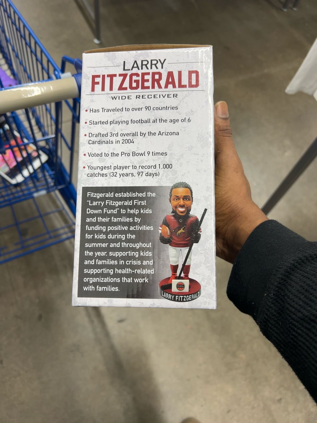 Larry Fitzgerald Bobblehead Arizona Cardinals/Coyotes