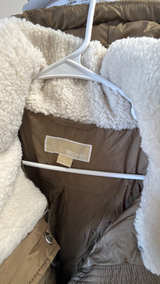 Michael Kors Women's Hooded Faux Fur Trim Puffer Coat - Image 2