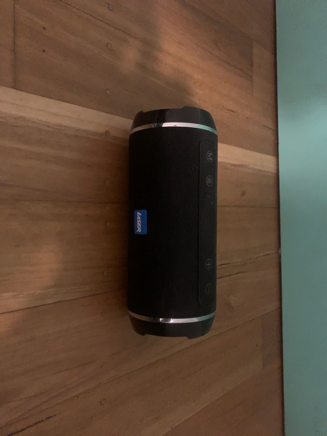 Laser Bluetooth Pill Speaker Black