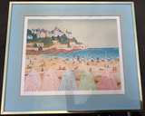 Pair of Faneh Signed Limited Edition Lithographs #44/200 Framed 27 x 33in - Image 4