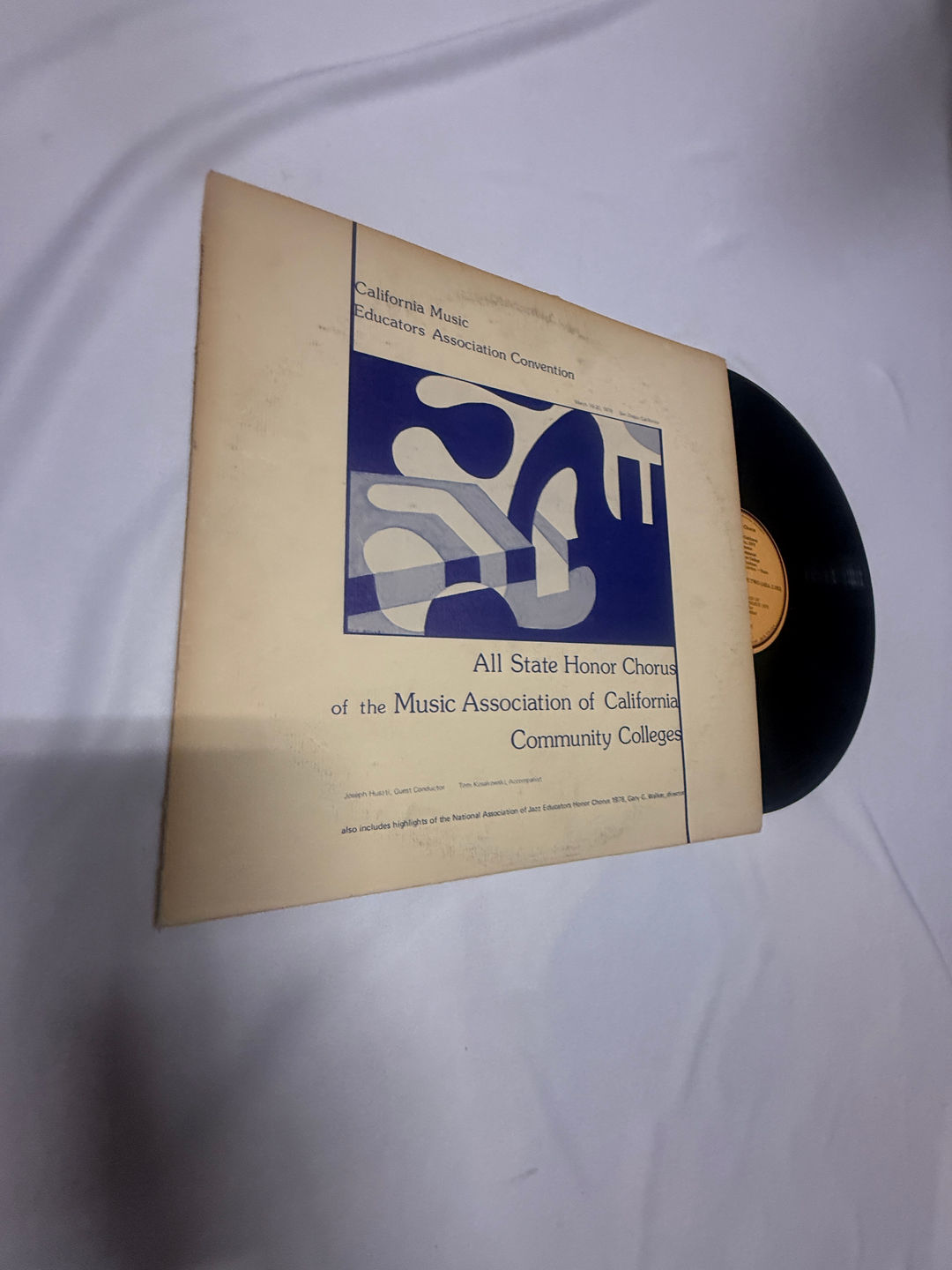 California Music Educators Association Convention 1978 All State Honor Chorus Vinyl Record
