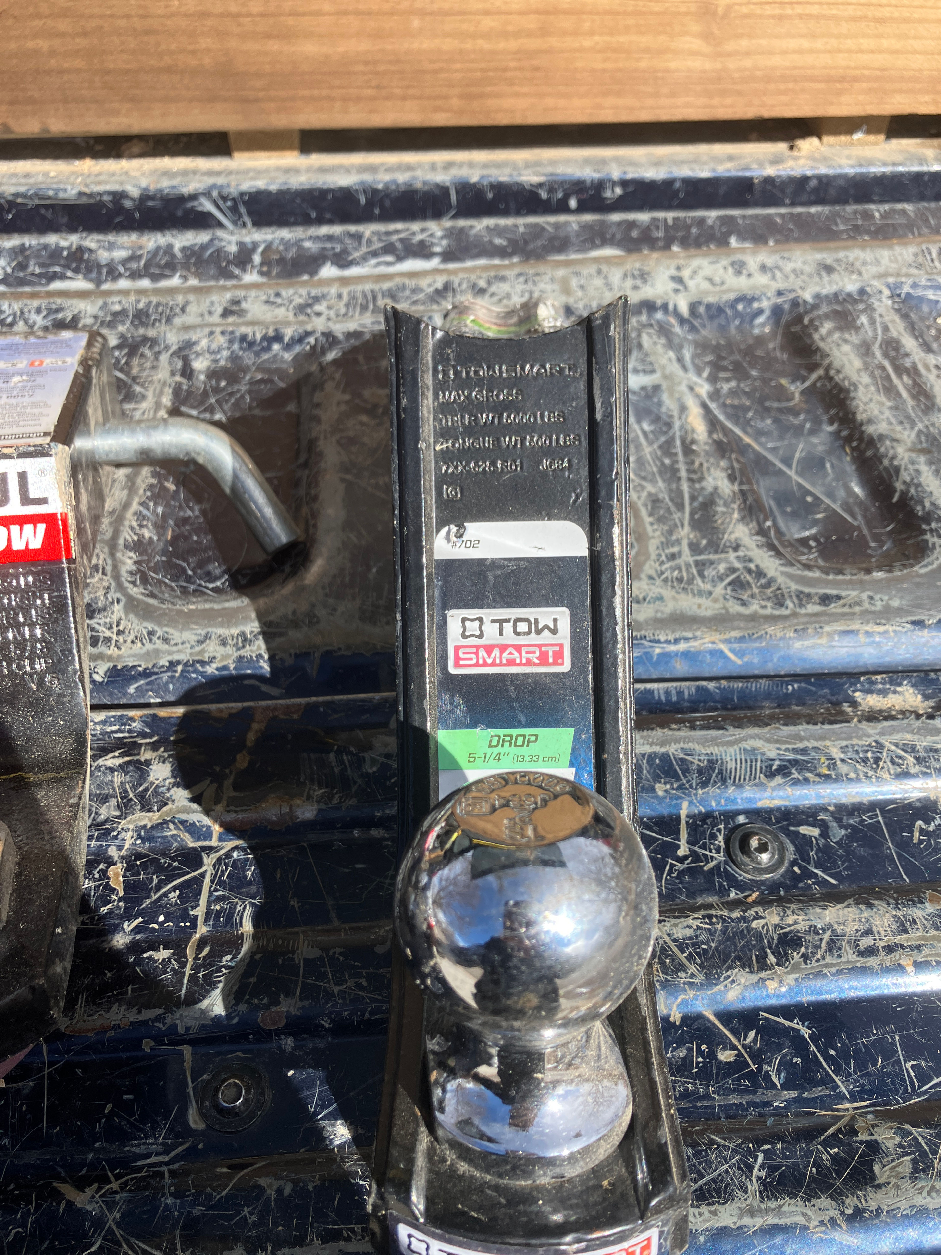 TowSmart 5-1/4" Drop Ball Mount with Hitch Ball