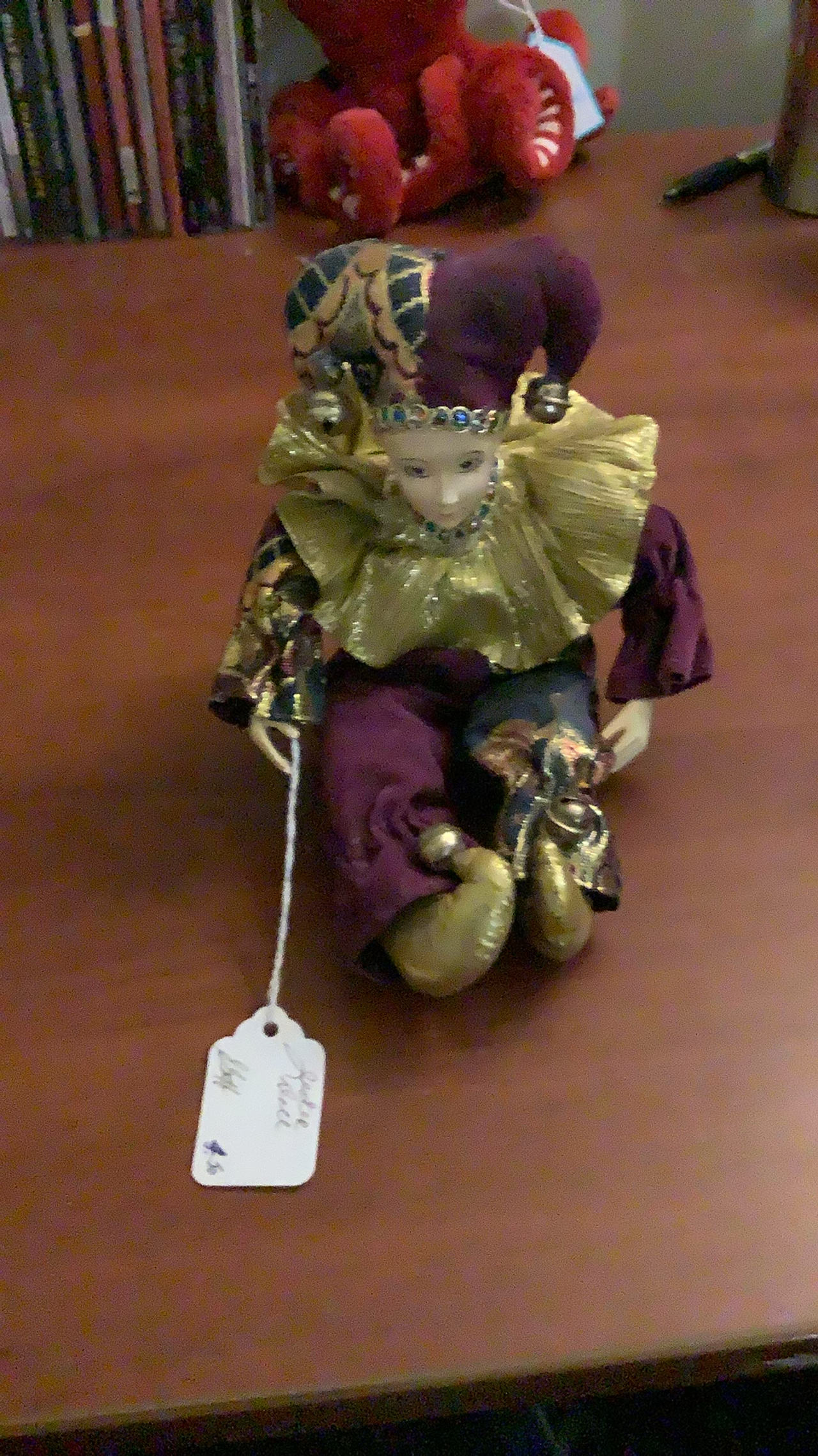 Porcelain Jester Doll