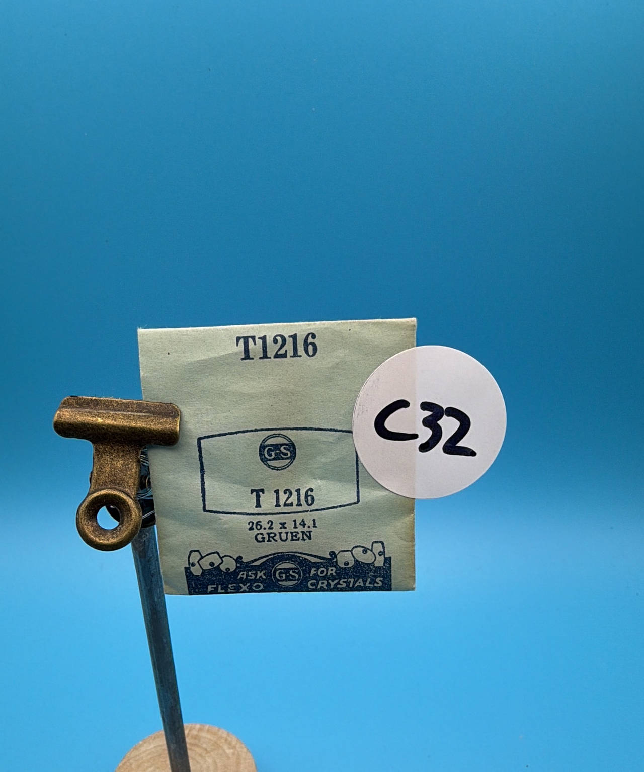 G-S Flexo T1216 Watch Crystal for Gruen